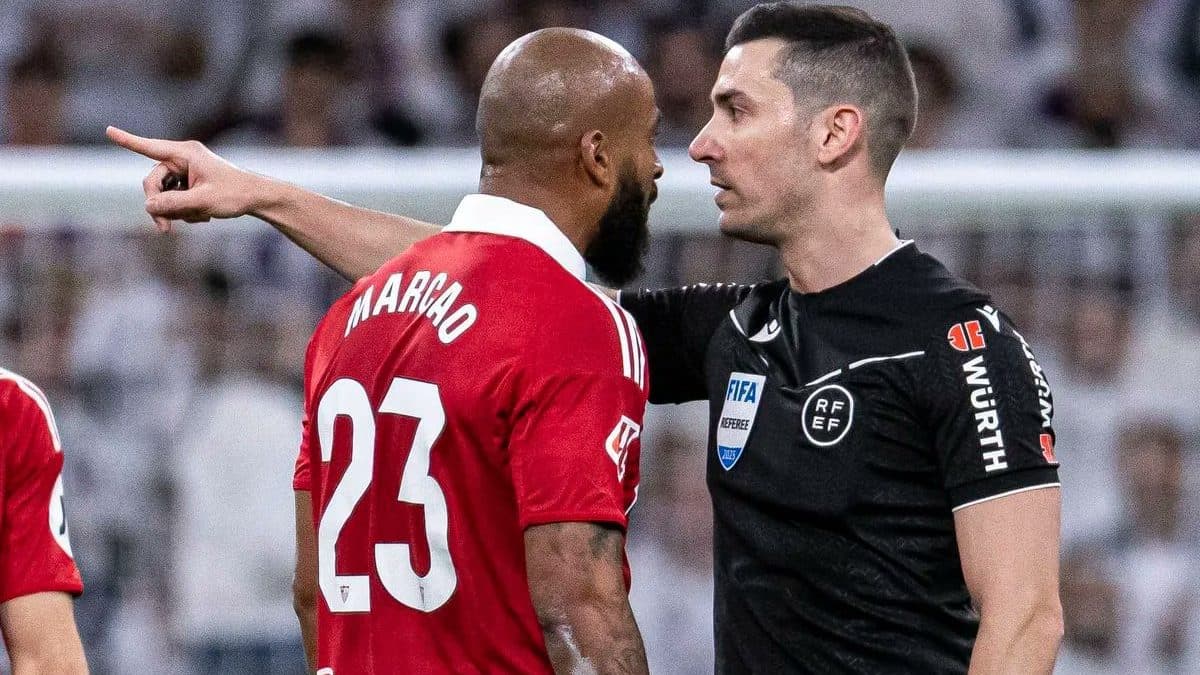 Seis partidos de suspensión para Marcao tras su expulsión en el Bernabéu