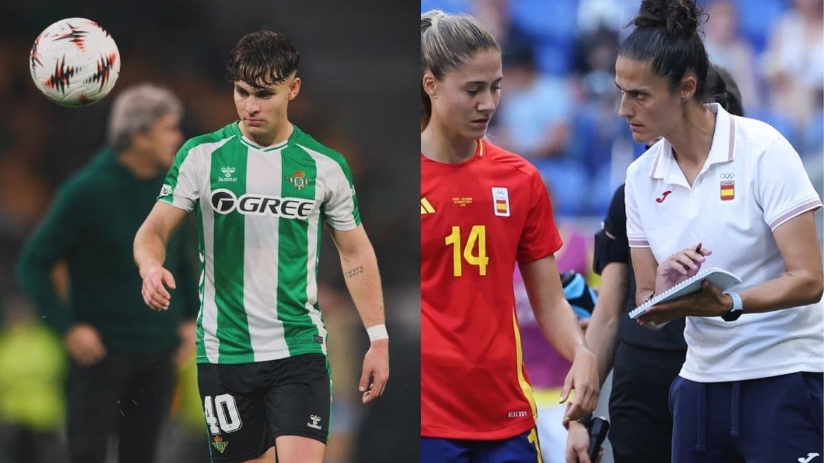 Una baja inesperada y una ‘ojeadora' especial en el entrenamiento del Betis