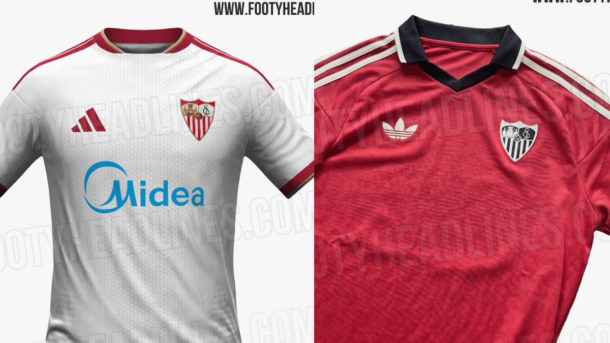 Filtradas las nuevas camisetas del Sevilla: tradición en casa y apuesta retro a domicilio