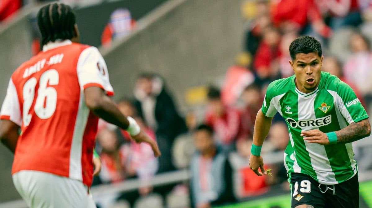 Estas son las bajas del Sporting de Braga y del Betis para el partido de vuelta