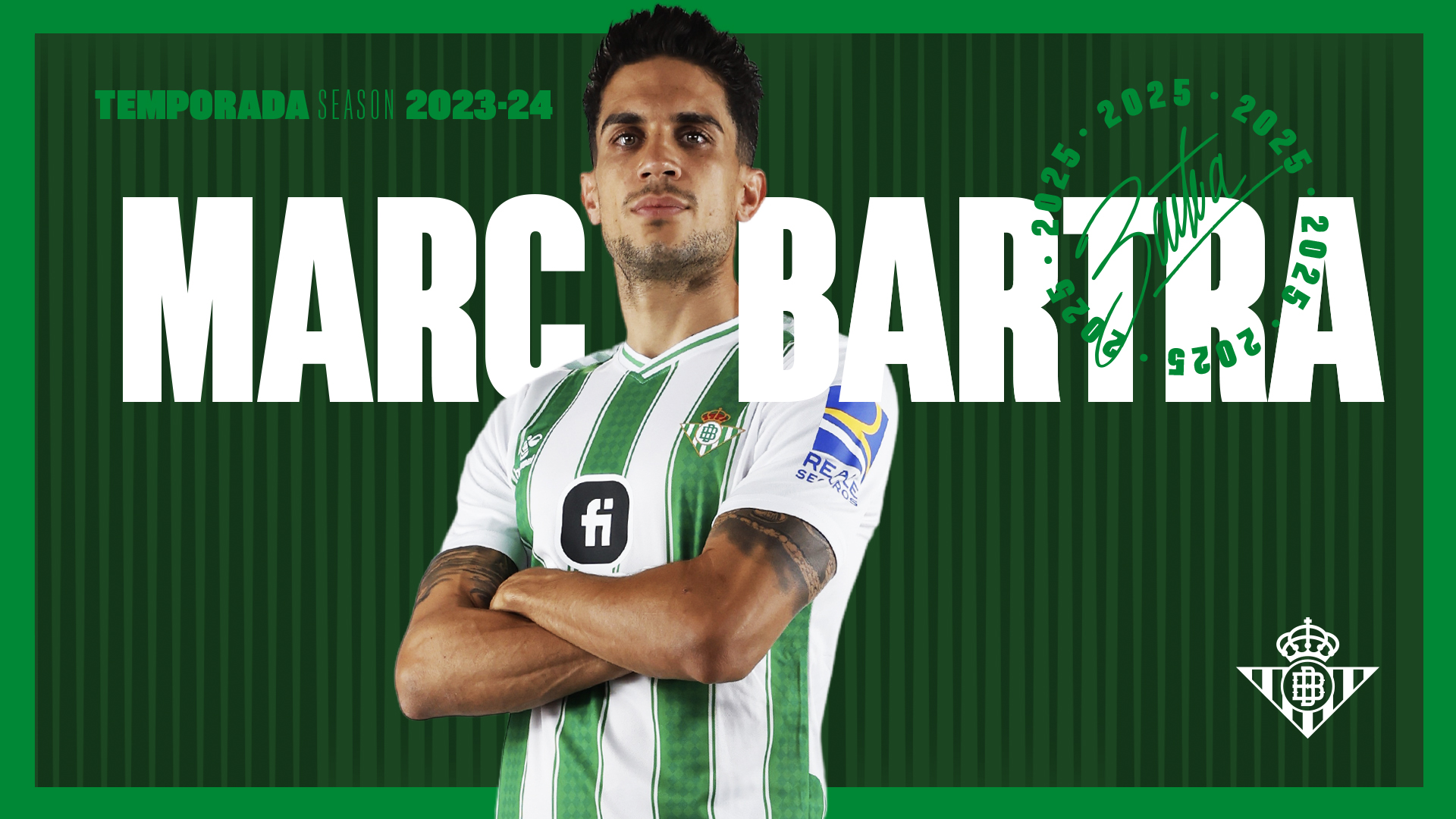 Marc Bartra amplía su contrato con el Betis hasta 2025