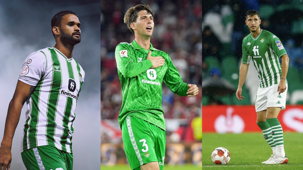 El Real Betis oficializa tres salidas de una tacada