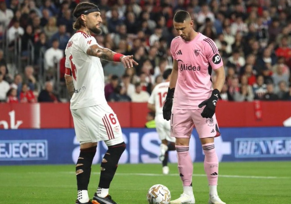El Sevilla saca provecho de un balón parado más de cuatro meses después